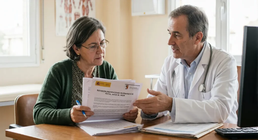 revisión médica incapacidad permanente total ante el INSS